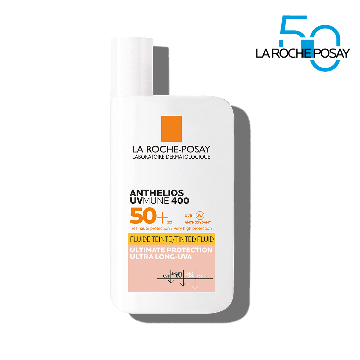 ANTHELIOS UVMUNE 400 FLUIDO INVISIBLE CON COLOR FPS50+