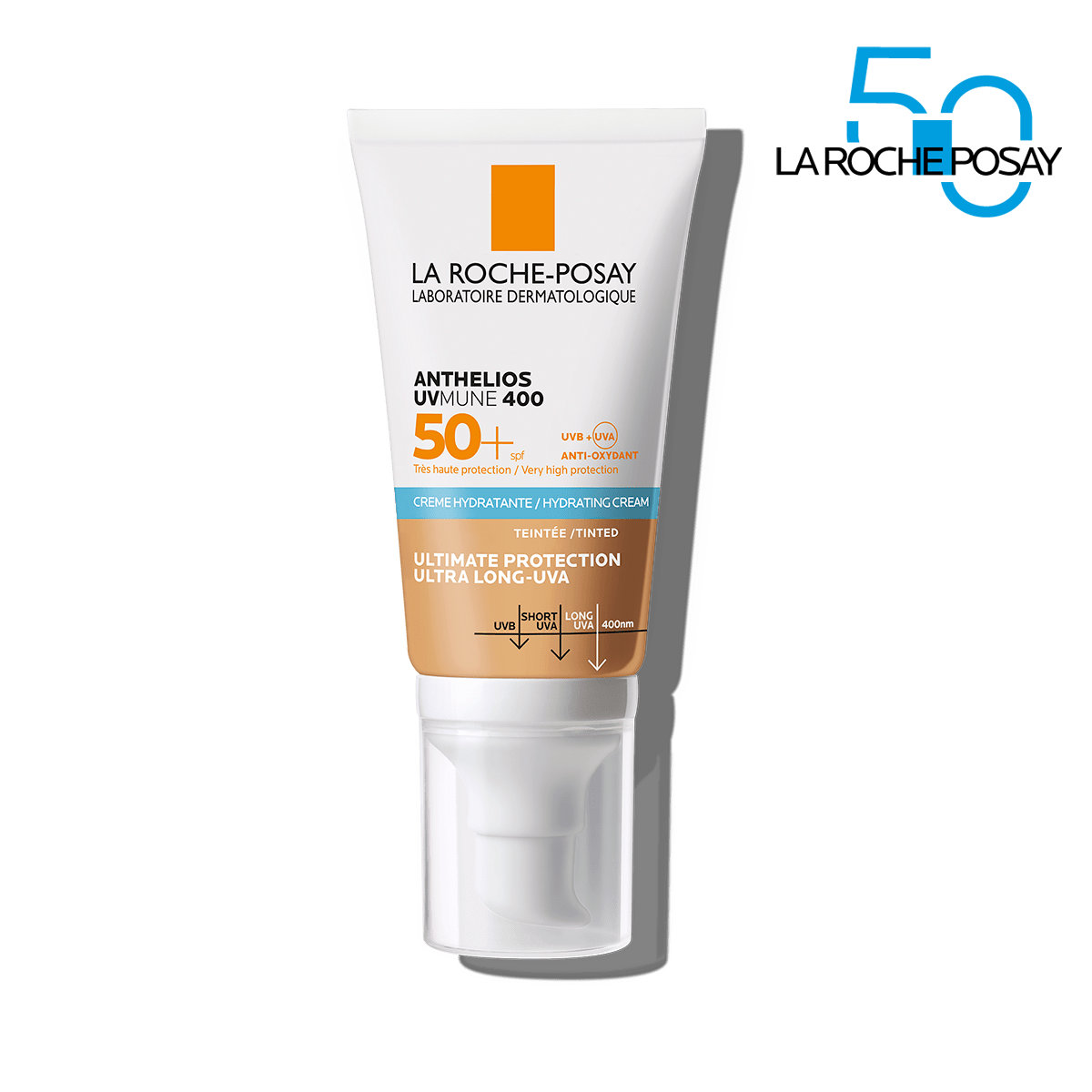 ANTHELIOS UVMUNE 400 CREMA HIDRATANTE CON COLOR FPS50+