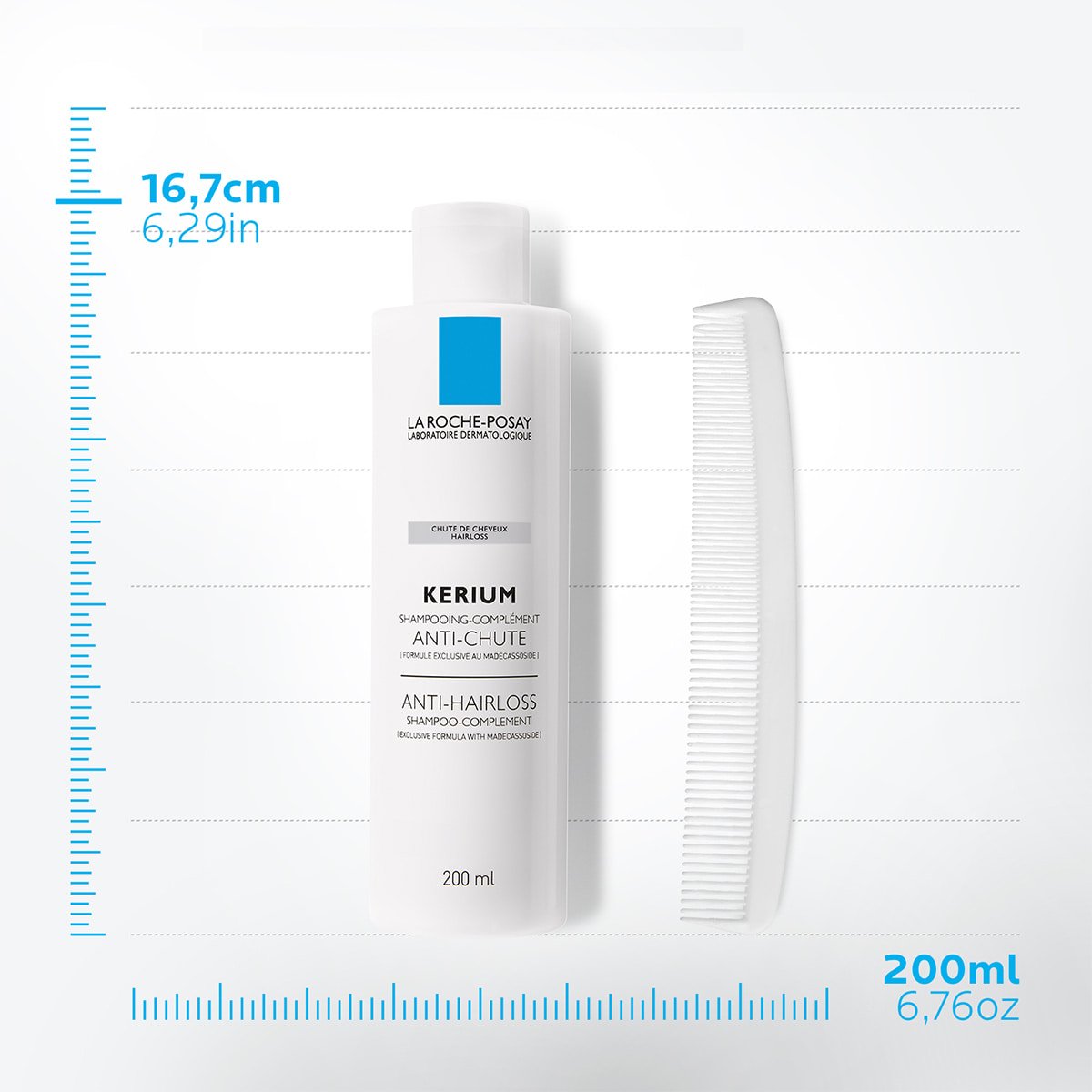 La Roche Posay ProductPage Kerium Anti Hairloss Shampoo 200ml 33378724