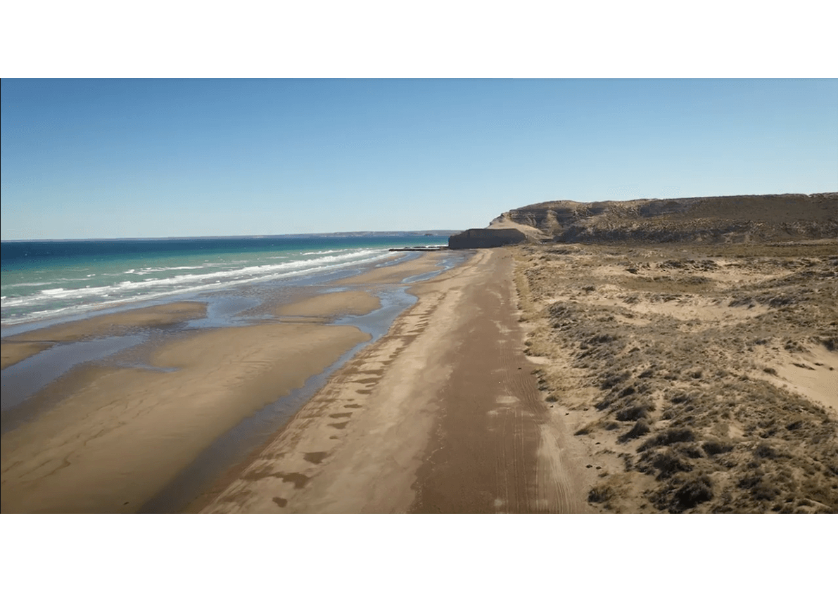 vista aérea del mar