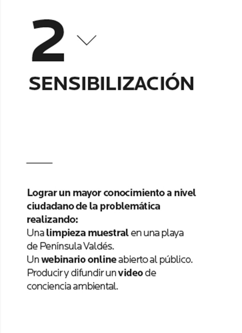 sección sensibilización