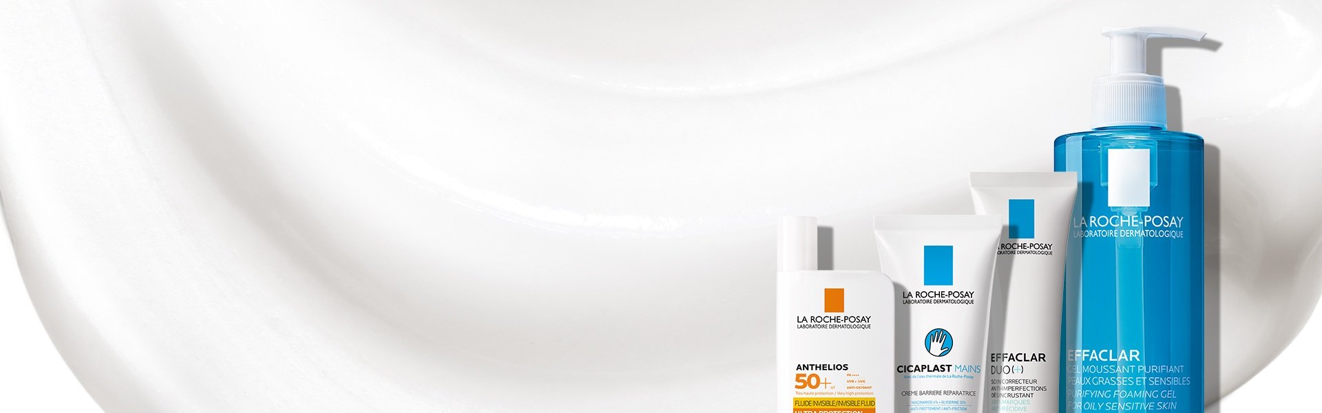 distintos productos para la piel de La Roche Posay